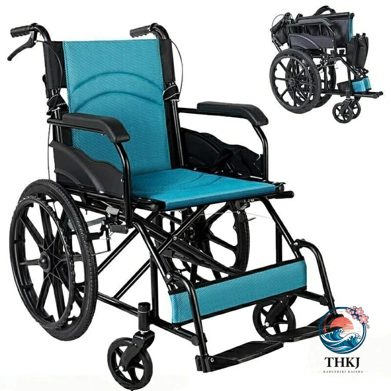 【全品2点で5%OFF】車いす 折畳み 軽さ パウダーコンパクト 車イス うち切り ノーパンクタイヤ 車椅子 差し上げ物 折りたたみ 自走御手伝い 車椅子 手押し たわい無い車いす