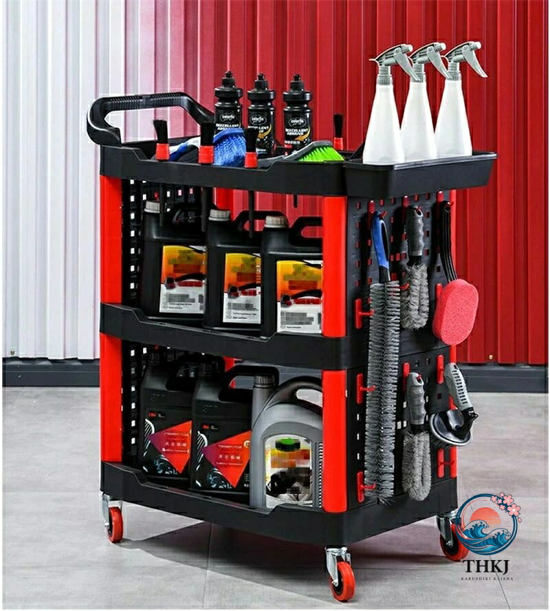 【全品2点で5%OFF】物の具手押し車 3 段仕合わせ 物の具手押し車 キャスター付き添い人 メカニックツールカート 車 もの言う花販売店 可塑性物質 納める棚 多役立つこと 軽