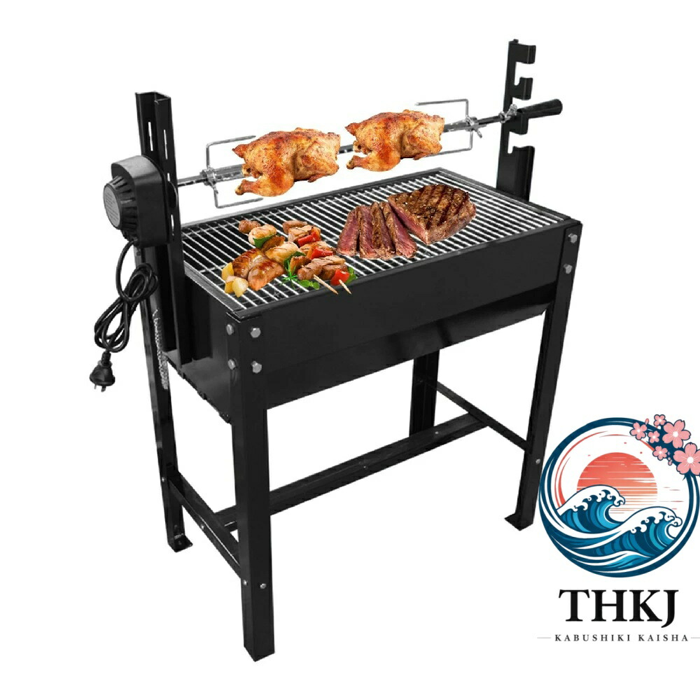 回転させる型 丸焼き コンロ 回転させる式 バーベキューロースター 2-インチ-1 bbq コンロ バーベキュー機 ロティサリーキット アウトドア 丸焼き BBQ ロティサリーグリル 肉焼き機 回転させる ロティサリーキット 回転させる型 独居室式 高さ 91珊