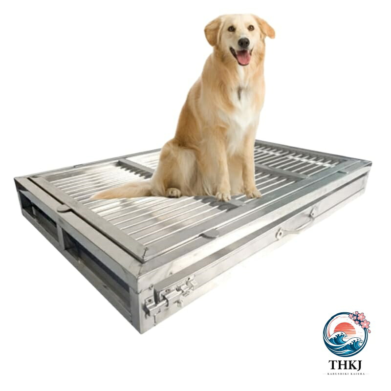 犬トイレ ステンレス製 ペットトレーニングトレイ 屋内子犬トレーニングパッド 大容量防滴ノンスリップマット 引き出しタイプ 洗浄簡単｜chocotto＋（ちょこっとぷらす）