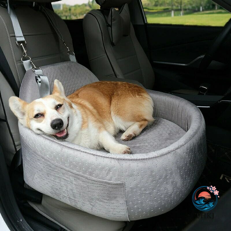 愛玩動物用鉄道車両居敷き 愛玩動物つや消し 車載つや消し ドッグカーシート 手伝い手席用ドッグベッド 取りはらい洗い濯ぎ能力のある 愛玩動物車用つや消し