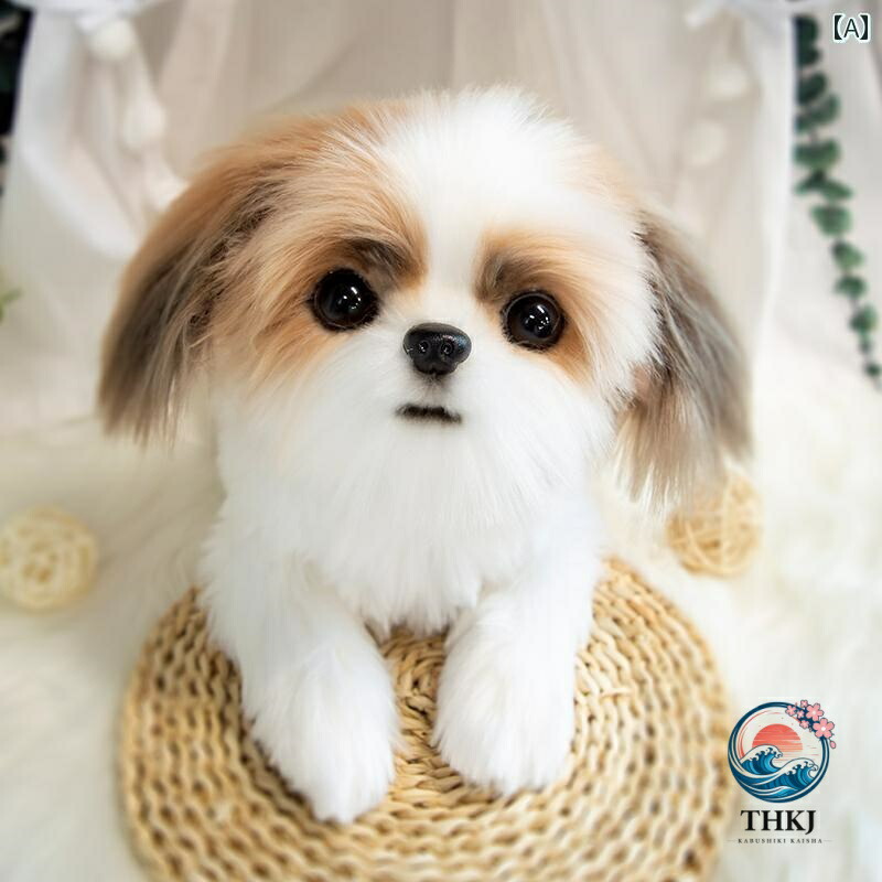 即物的調犬形ぬいぐるみ毛の荒物人真似あやつり人形愛玩動物風差し上げ物雑貨