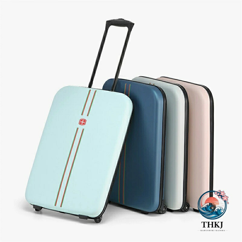 軽さ 4 輪静音折りたたみ旅行バッグ 機内持ち込み旅する入れもの