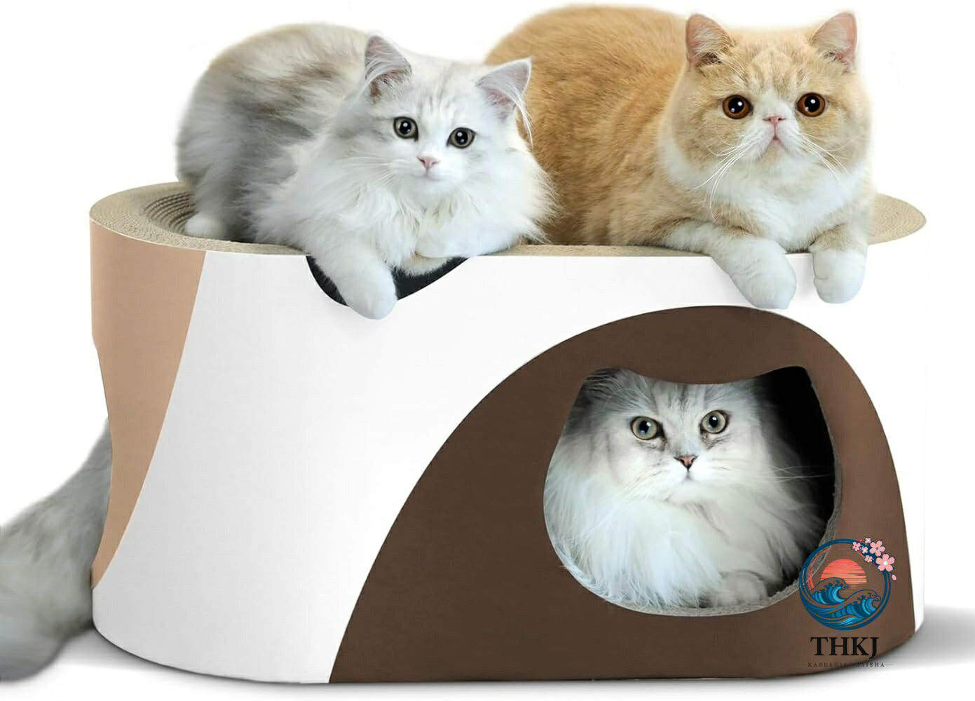 猫 爪とぎ 大型 段ボール 水平坑型 臥榻 密集して 耐久性 57ｘ29ｘ29糎