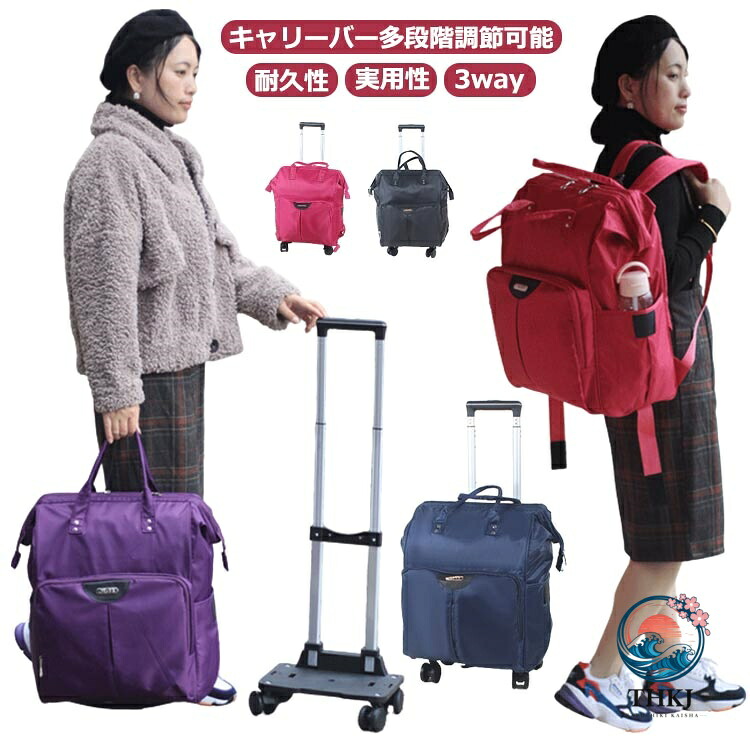 持ちはこびうしろ側 背嚢 機内持ち込み 持ちはこびうしろ側機内持ち込み 持ちはこび 背嚢 ショッピングキャリー 4 輪 2WAY キャリーバッグ 折りたたみ メンズ レディース 旅行バッグ