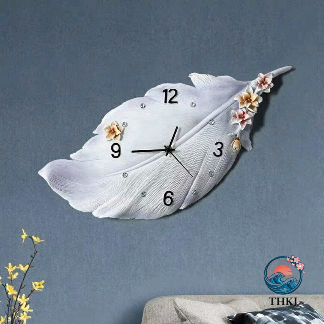 飾りつけ時辰儀 時辰儀 かけ時辰儀 掛時計 羽毛