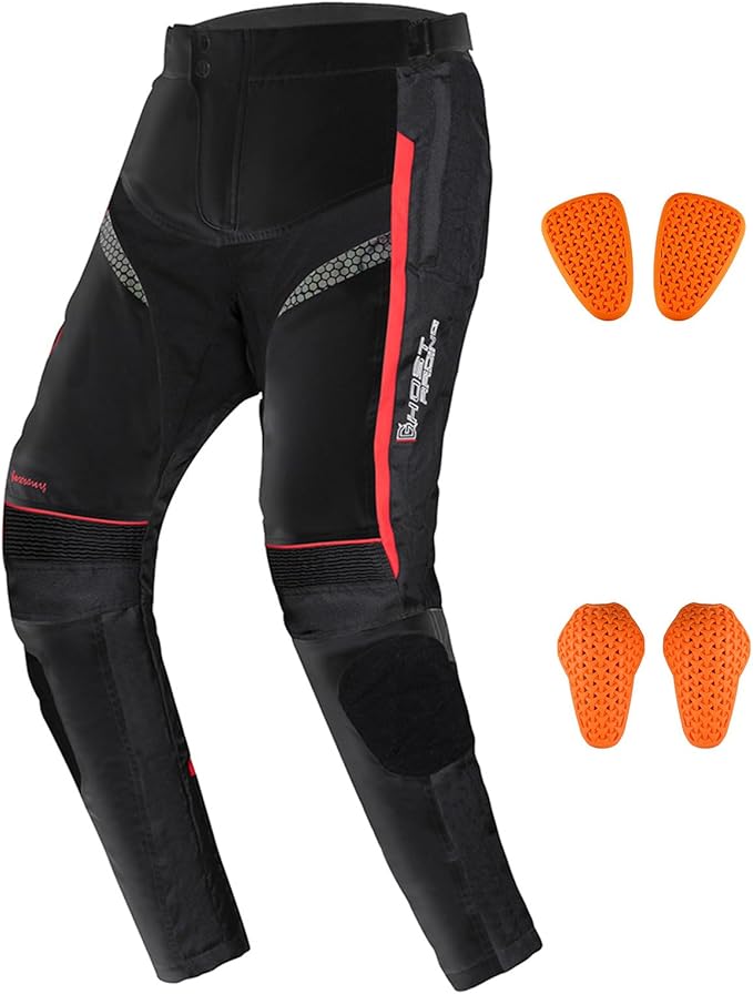 バイクパンツ メンズ 春夏秋冬 メッシュ ライディング レーシング ツーリング バイク用 4シーズン 防風耐磨 プロテクター装備 保温インナー付き｜超激安名古屋商店