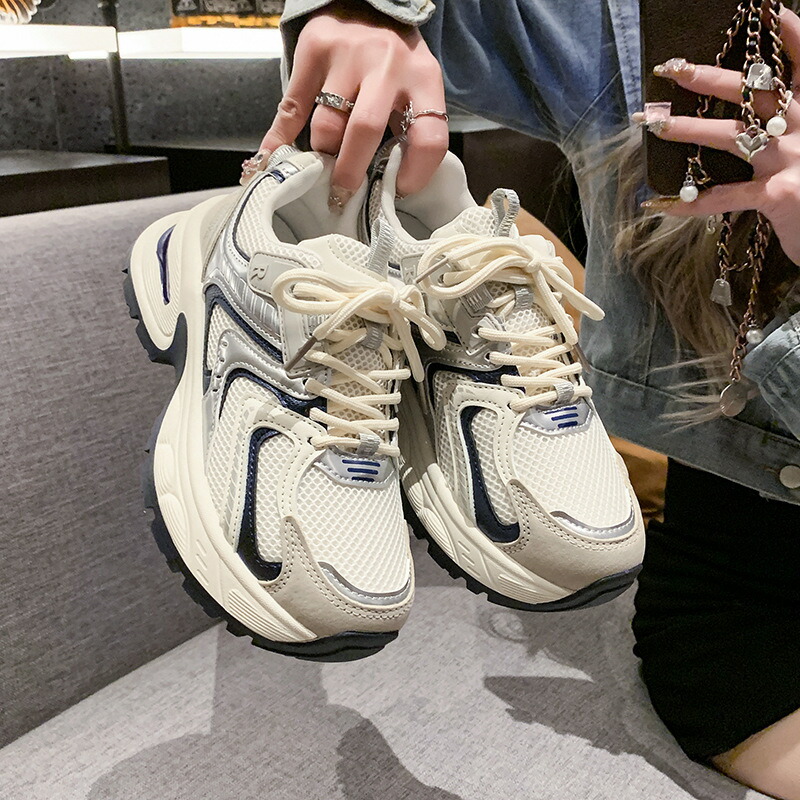 厚底 スニーカー レディース ダッドシューズ 厚底5cm ダッドスニーカー インヒール ウォーキングシューズ 美脚 脚長 スニーカー スタイルアップ 軽量 ハイカット 厚底シューズ きれいめ 厚底靴 おしゃれ かわいい 蒸れない 歩きやすい 疲れにくい 甲高 幅広 春 夏 秋 冬