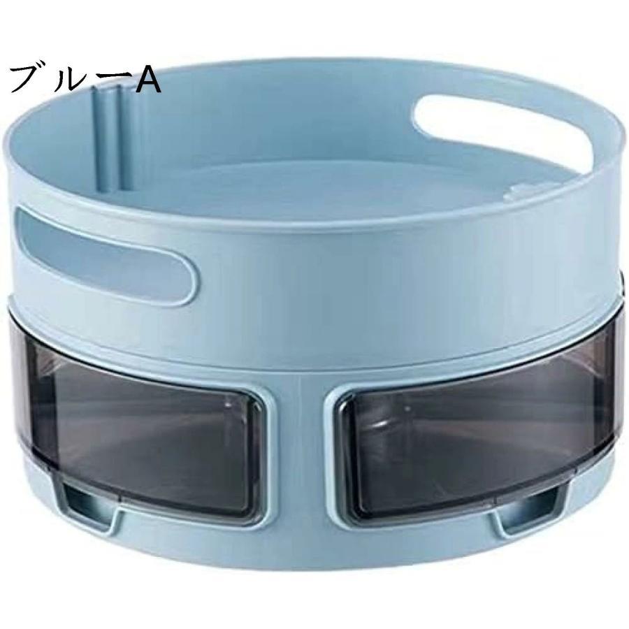 調味料ラック 360回転式 キッチンラック 360自由回転 多機能ラック 収納ボックス 台所ラック 滑り止め 化粧品収納ラック 収納スタンド 楽チン取り出し SHOP DAN
