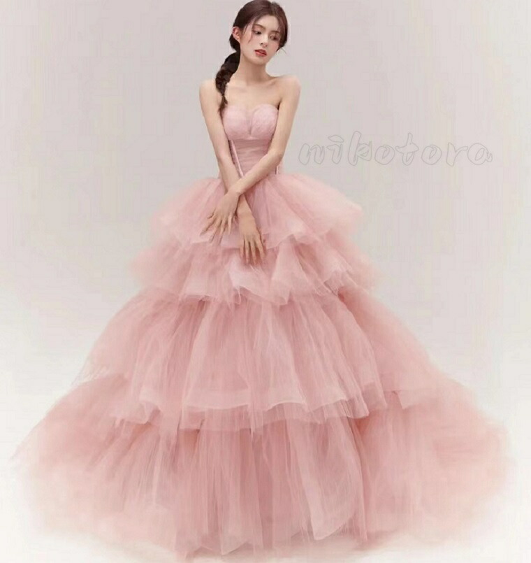 ロングお召しもの 華燭の典 花嫁御寮 色合いお召しもの 彼は誰時お召しもの お上さん 衣裳 ノースリーブ 成年者式 忘年会  フォーマル A伝達ルート 艶っぽい お呼ばれお召しもの  寄り合いお召しもの 華燭の典お召しもの チュール お姫様お召しもの 成年者式 かき鳴らす会 告げ知らせる会 交歓会 音楽会 着痩せ ドレス-レディースファッション