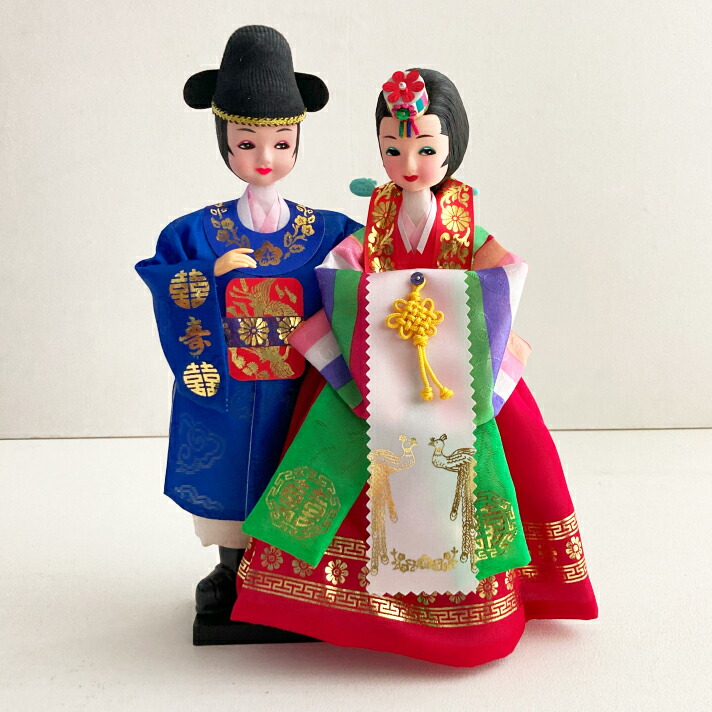 【縁起物】韓国から来た女　人形 doll-d57-1.jpg