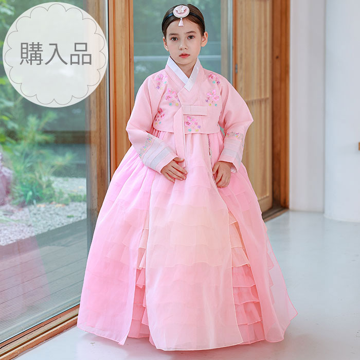 チマチョゴリ9点セット 高級シルク 韓国伝統服 한복-