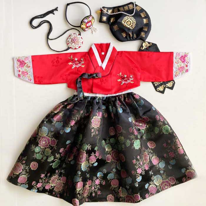 ■チマチョゴリ単品y グミ(身長87～89cm 2号サイズ) ■プリンセスシリーズ ■目安年令1-2才 ■gy2404-9-2