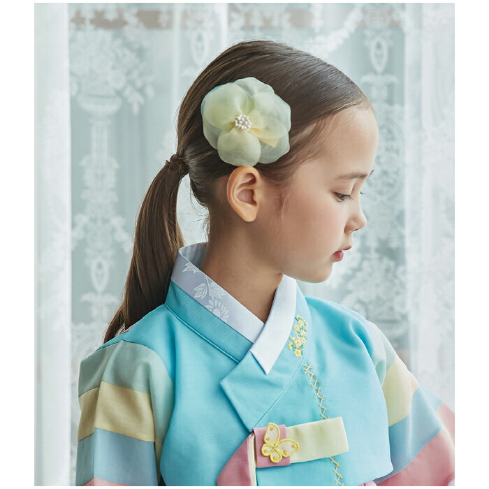 お花のヘアピンhairpin-4-s【ギフト】【お土産】【誕生祝】 チマチョゴリ韓服韓国雑貨Yumekobo