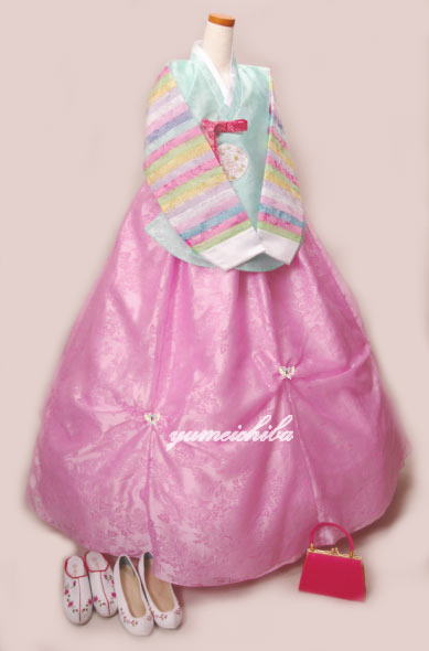 ユリ☆新品☆最新チマチョゴリ 韓服 タンウィ ベージュ×キラキラピンク 楽天市場】販売 大人 女性 簡単 成人式 卒業式 結婚式 入学式