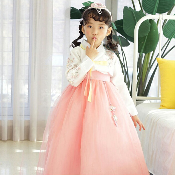 値下げ☆展示品チマチョゴリ女児用 可愛いぬいぐるみ用のチマチョゴリ【女の子用・赤