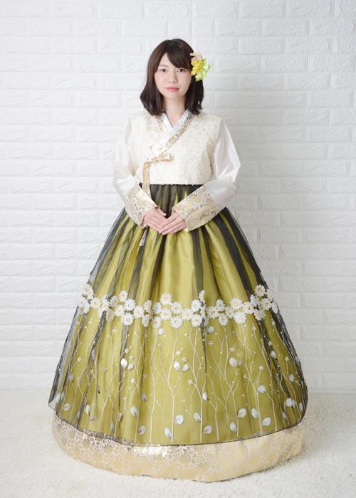 【レンタル】o-bs104b80-チマチョゴリレンタル韓服化繊-バスト82～92cm_身長+靴高さ162.5～164.5cm■o-bs104b80■レンタル 結婚式 入学式 成人式 集い 卒業式 イベント かわいい  仮装 大人 女性 簡単 セット 高品質