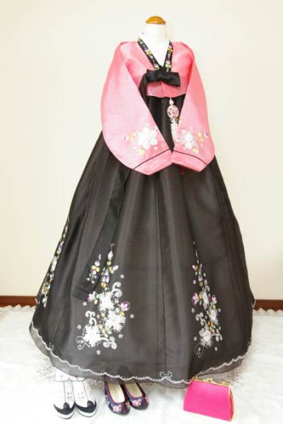 【レンタル】69_チマチョゴリレンタル韓服化繊_バスト85～95cm_身長+靴高さ164.5～167.5cm■o-rental-69-s■レンタル 結婚式 入学式 成人式 集い 卒業式 イベント かわいい 仮装 大人 女性 簡単 セット 高品質