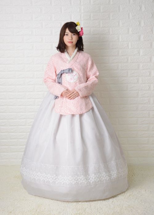 【レンタル】o-s187c245-チマチョゴリレンタル韓服化繊-バスト80～90cm_身長+靴高さ162～165cm■o-s187c245■レンタル 結婚式 入学式 成人式 集い 卒業式 イベント かわいい 仮装 大人 女性 簡単 セット 高品質｜チマチョゴリ韓服韓国雑貨Yumekobo