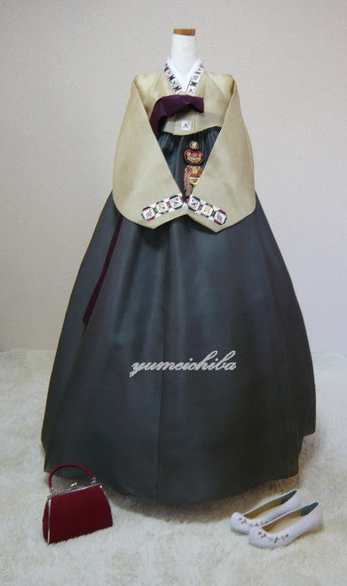 【レンタル】16_チマチョゴリレンタル韓服シルク_バスト81～91cm_身長+靴高さ163～166cm■o-rental-s-16-s■レンタル 結婚式 入学式 成人式 集い 卒業式 イベント かわいい 仮装 大人 女性 簡単 セット 高品質 シルク｜チマチョゴリ韓服韓国雑貨Yumekobo