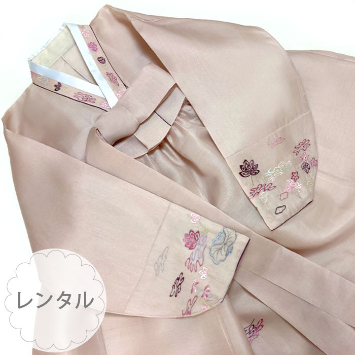 【レンタル】39_チマチョゴリレンタル韓服シルク_バスト81～91cm_身長+靴高さ162～166cm■o-rental-s-39-s