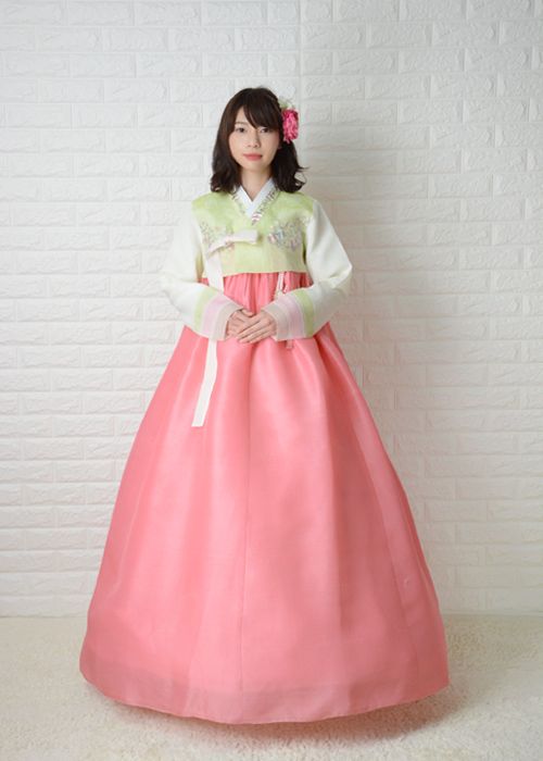 レンタル 結婚式 入学式 成人式 集い 卒業式 イベント かわいい 仮装 大人 女性 簡単 【レンタル】o-s193c257-チマチョゴリレンタル韓服シルク-バスト86～96cm_身長+靴高さ171～174cm■o-s193c257｜チマチョゴリ韓服韓国雑貨Yumekobo