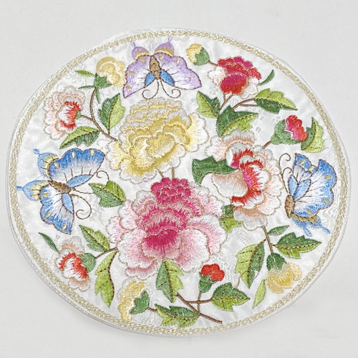 楽天市場】刺繍ワッペン・牡丹赤刺繍(1枚)□wap-h-ha10-s