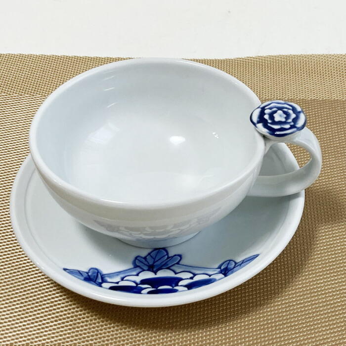カップ&ソーサー韓国伝統茶手作りの白磁器青牡丹陶器大のコーヒーカップ (1客分)■chaki-41-s【コーヒーカップ 】【カフェオーレカップ】【かわいい】【スープカップ】【韓国】【キッチン雑貨】【セット】【プレゼント】【おしゃれ】|チマチョゴリ韓服韓国雑貨Yumekobo