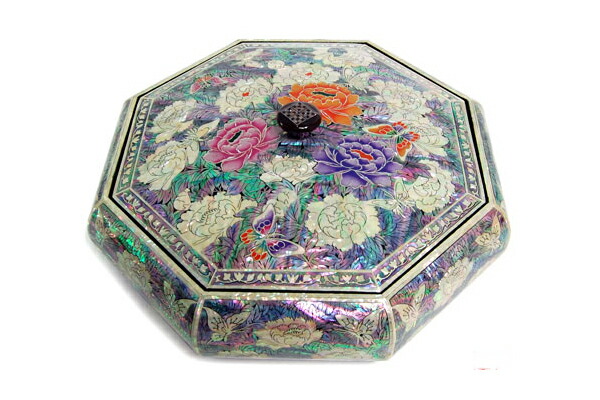 楽天市場】韓国八角木製九節板（クジョルパン）□gujeolpan-2-s