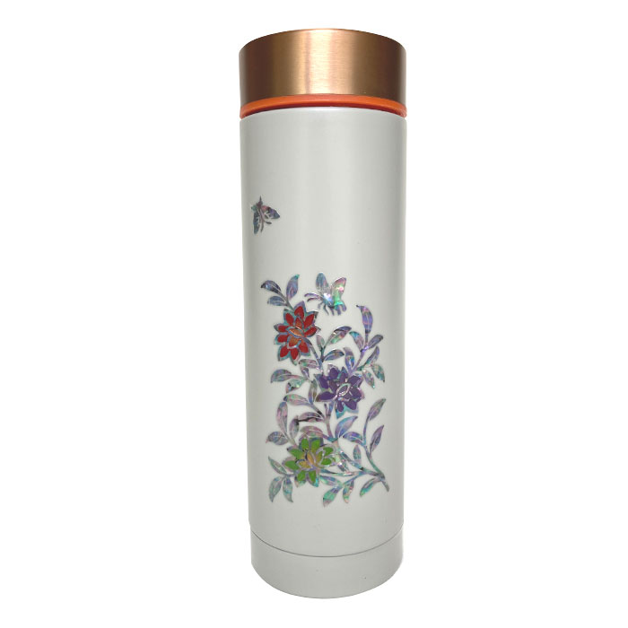タンプラー 約300ml   螺鈿捏ち上げる 飛び切り 白花蝶■tumbler-3-s 差し上げ物 お差し上げ物  敬老の日 母の日 父の日  差し上げ物 保温 保冷 冬 生あたたかい 他所他所しい 螺鈿捏ち上げる 芸術品 韓国 雑貨 水もの 熱っぽい 冷ややかさ 持ち歩き 執務室 アウトドア 生まれ落ちる日 マグカップ 瓶 吸い筒  持ちはこび  水分付け足し