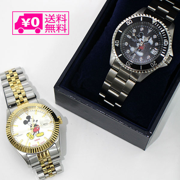 楽天市場 Disney ディズニー Mck545mickey Mouse ミッキーマウス Watch レディース ロレックスミッキー風 腕時計 Gift Time