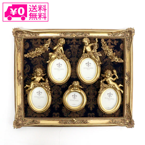 送料無料 栄進物産 ファミリーフォトフレーム ｇｄ 132 エンジェル フォトフレーム 壁掛け 置き型 かわいい インテリア 品数豊富