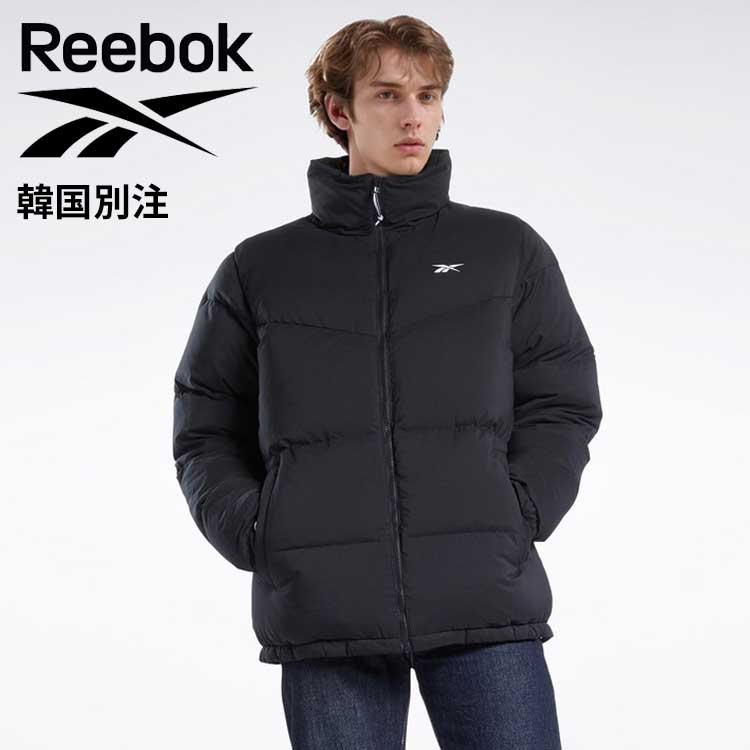 Reebok リーボック メンズ レディース 男女共用 CLD11 さる股引き 落ち込む上衣 ダックダウンジャケット 前掛け HS3887 REJU2F620BK 韓国流行り物 デイリー 運動競技御召しもの