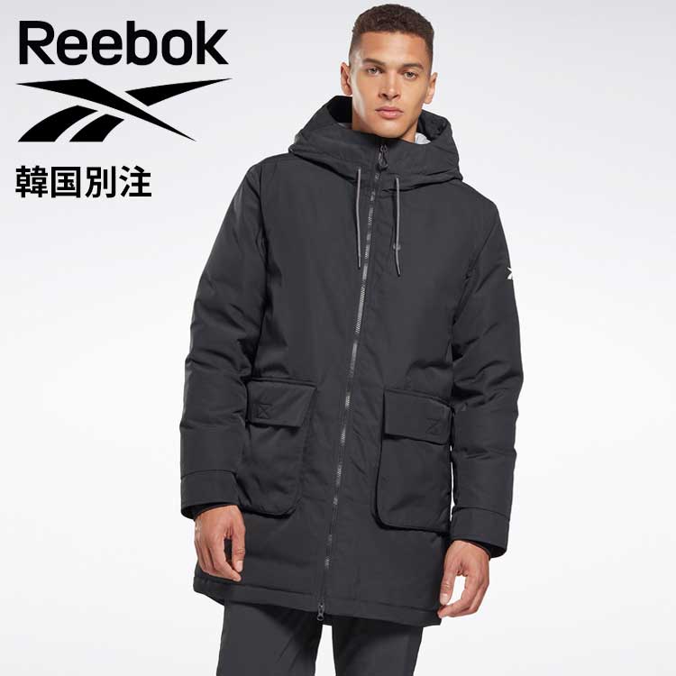 楽天市場】H□リーボック/Reebok ビッグロゴ刺繍 ベンチコート