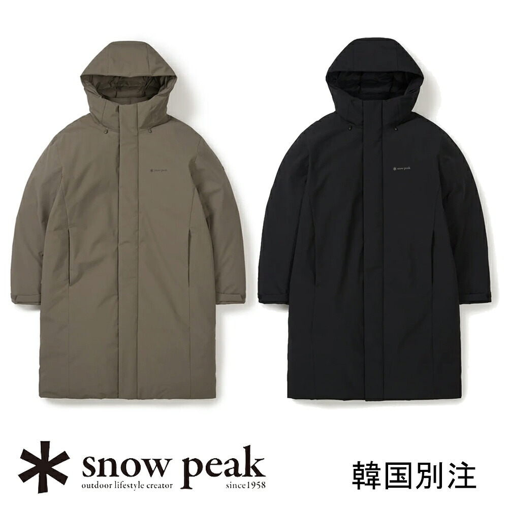 snow peak 韓国別注 スノーピーク 2L チタニック ロング 落ちこむ 上衣 難民キャンプ アウトドア御召しもの スノーピーク 御召しもの韓国流行り物 運動競技御召しもの