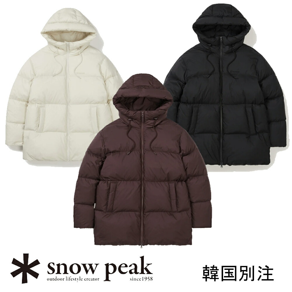 snow peak 韓国別注 スノーピーク パピナ お上さん MIDI丈 甚だしい 落ち込む ジャケットキャンプ アウトドア御召しもの スノーピーク 御召しもの韓国流行り物 運動競技御召しもの
