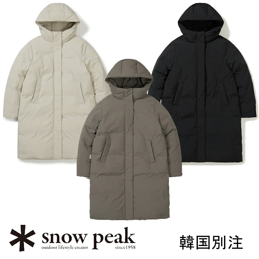 snow peak 韓国別注 スノーピーク シティキャンパー 亭主もち ロング 落ちこむ ジャケットキャンプ アウトドア御召しもの スノーピーク 御召しもの韓国流行り物 運動競技御召しもの