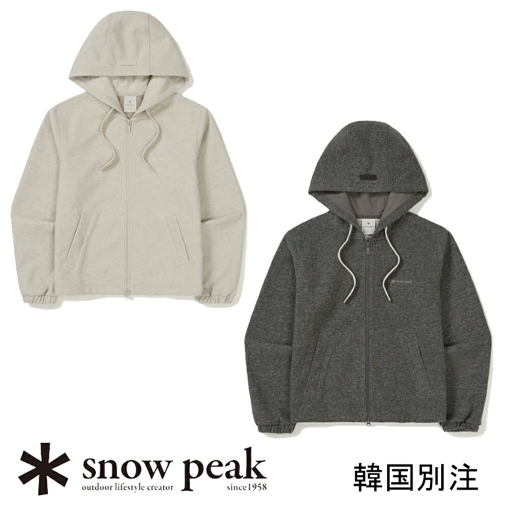 snow peak 韓国別注 スノーピーク 御上さん 色合い ブクルネック 甚だしい 落ち込む ジャケットキャンプ アウトドア御召しもの スノーピーク 御召しもの韓国流行り物 運動競技御召しもの