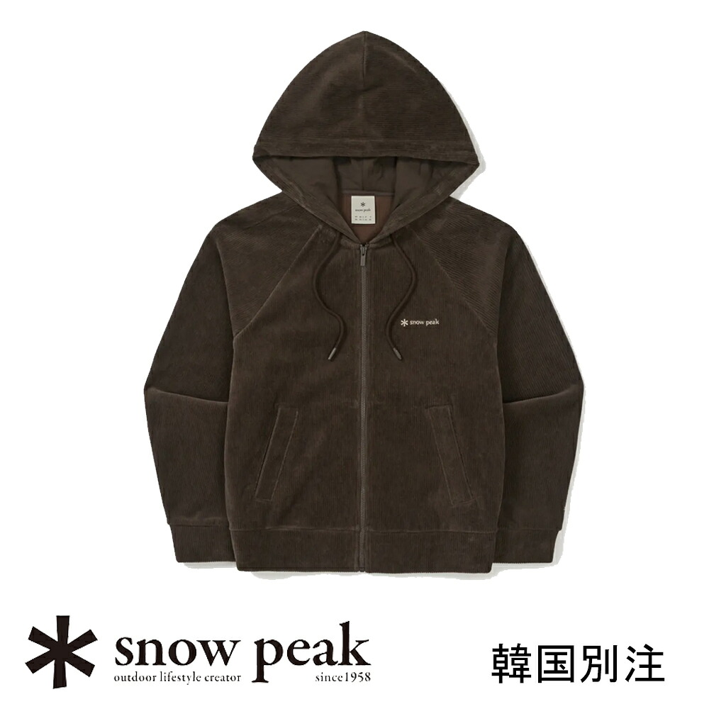 snow peak 韓国別注 スノーピーク コール天 御上さん セミクロップ ボンネット ジップアップキャンプ アウトドア御召しもの スノーピーク 御召しもの韓国流行り物 運動競技御召しもの