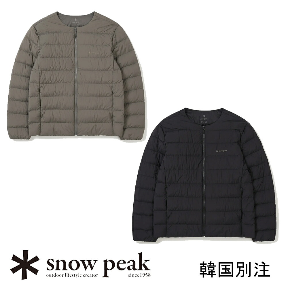 snow peak 韓国別注スノーピークエアリー ラウンドのど頚 軽さ 落ち込む 上衣 難民キャンプ アウトドア御召しもの スノーピーク 御召しもの韓国流行り物 運動競技御召しもの