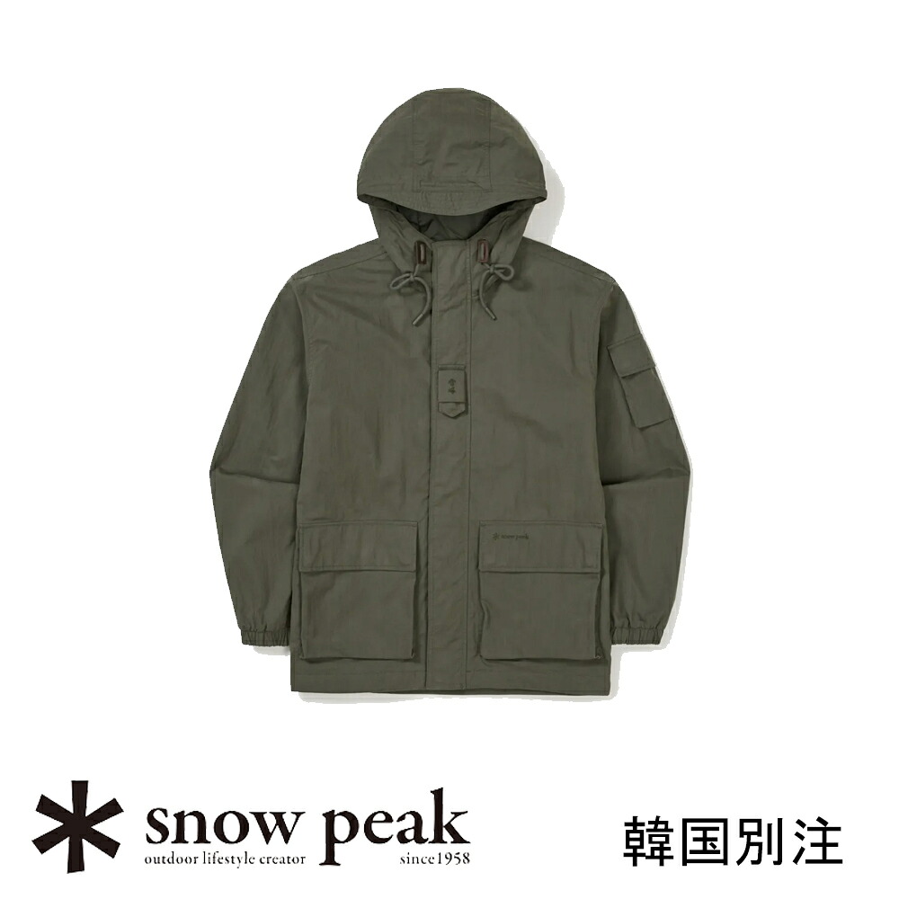 snow peak 韓国別注 スノーピーク クランドジャケット 軽さ 落ち込む ジャケットキャンプ アウトドア御召しもの スノーピーク 御召しもの韓国流行り物 運動競技御召しもの
