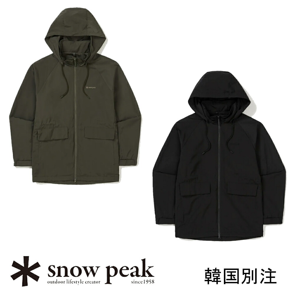 snow peak 韓国別注 スノーピーク 記憶装置 お上さん 真っただ中着丈 風除けジャケットキャンプ アウトドア御召しもの スノーピーク 御召しもの韓国流行り物 運動競技御召しもの