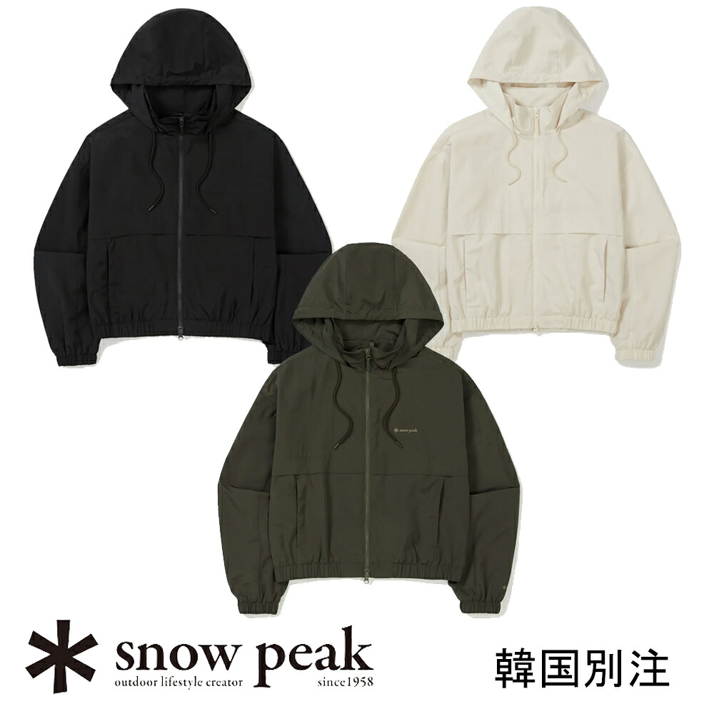 snow peak 韓国別注 スノーピーク 記憶装置 レディース ウィンドブレーカー 難民キャンプ アウトドア御召しもの スノーピーク 御召しもの韓国流行り物 運動競技御召しもの