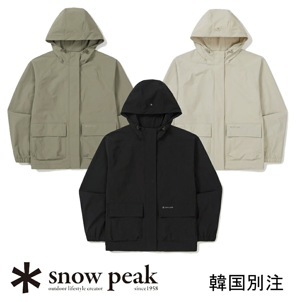 snow peak 韓国別注 スノーピーク 伝達ルート レディースウィンドブレーカージャケットキャンプ アウトドア御召しもの スノーピーク 御召しもの韓国流行り物 運動競技御召しもの