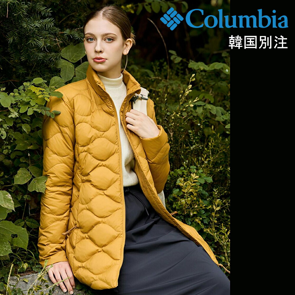 Columbia 韓国別注 コロンビア レディース オムニヒット 軽さ ダックダウンジャケット 冬前掛け 韓国流行り物 デイリールック