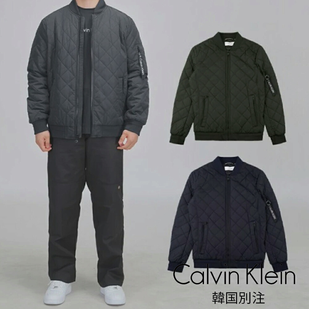 Calvin Klein カルバンクライン メンズ キルティング 野球 ボン赤ちょうちん 上衣 韓国流行り物 デイリー第一義的