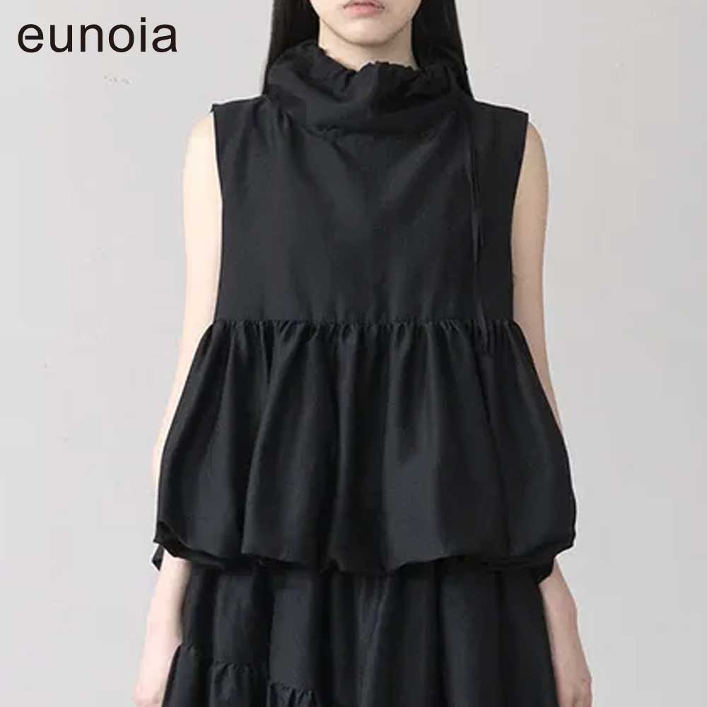 韓国流行り物 流行り  eunoia off neck moss vest オフネックモスベスト 韓国流行り物 古典的な佇まい ミニマルルック