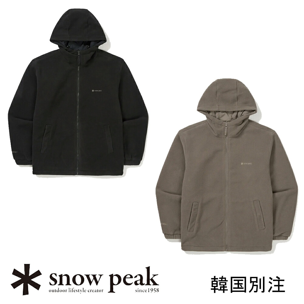 snow peak 韓国別注 スノーピーク ポラテック リヴァーシブル フードジップアップキャンプ アウトドア御召しもの スノーピーク 御召しもの韓国流行り物 運動競技御召しもの