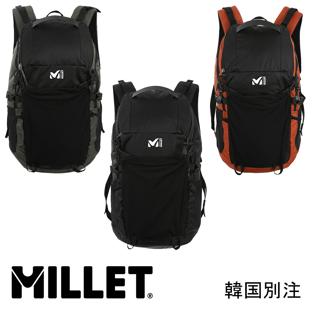 MILLET ミレー ロシオ EX25_MXSSK902 25L 登山バッグ バックパック アウトドアバッグ 韓国ファッション ベーシック インナーウェア｜MINI MAX