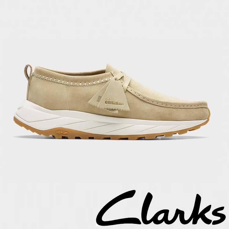 Clarks 韓国別注 クラークス  男女共用 ワラ エデン 置き目 スエードクロス ウェルト 靴 26176533 スニーカー ブーツ 心地よいシューズ ローカットスニーカー 韓国流行り物 デイリールック